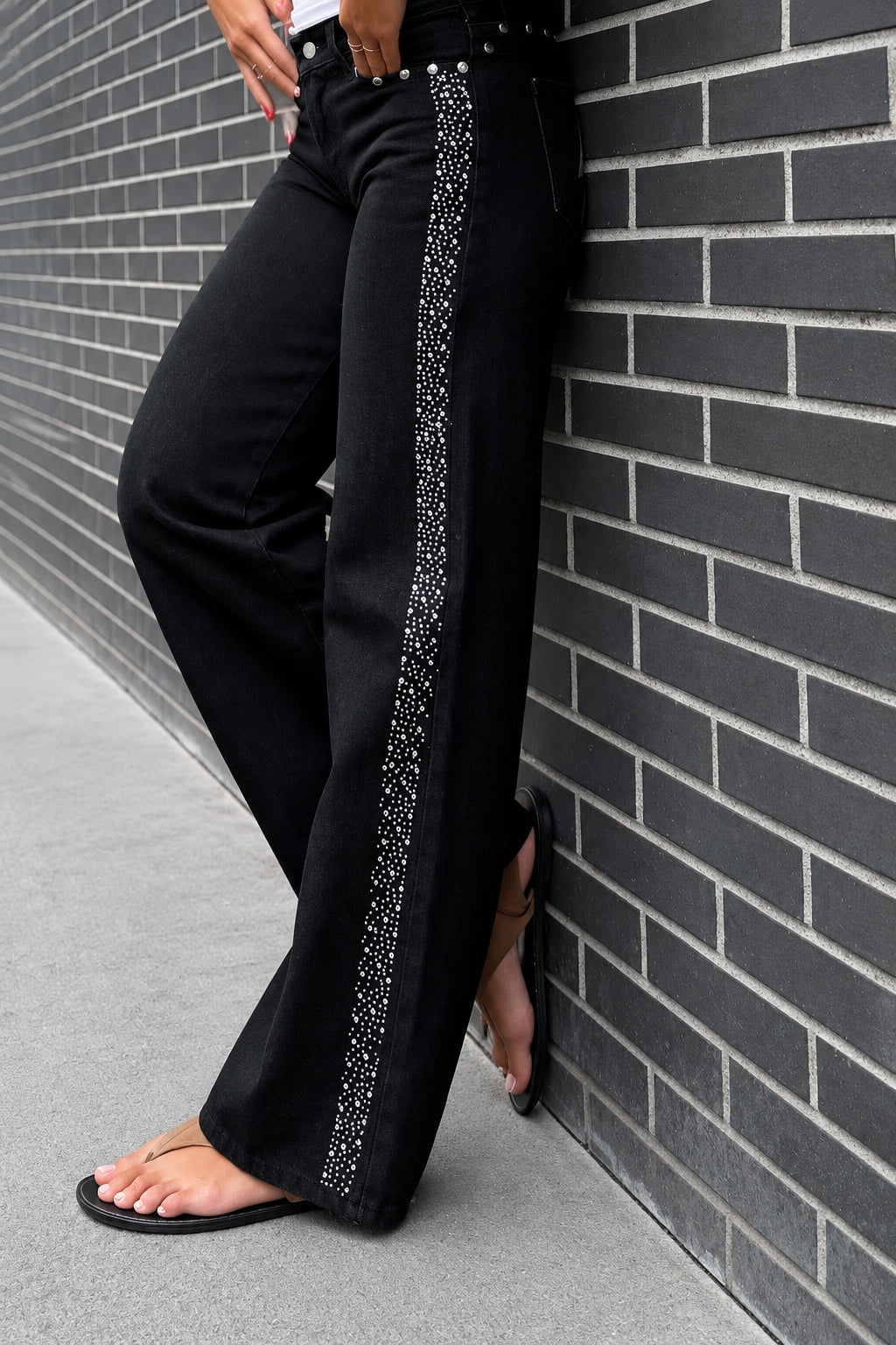JEANS ZEBRA ROCK NOIR