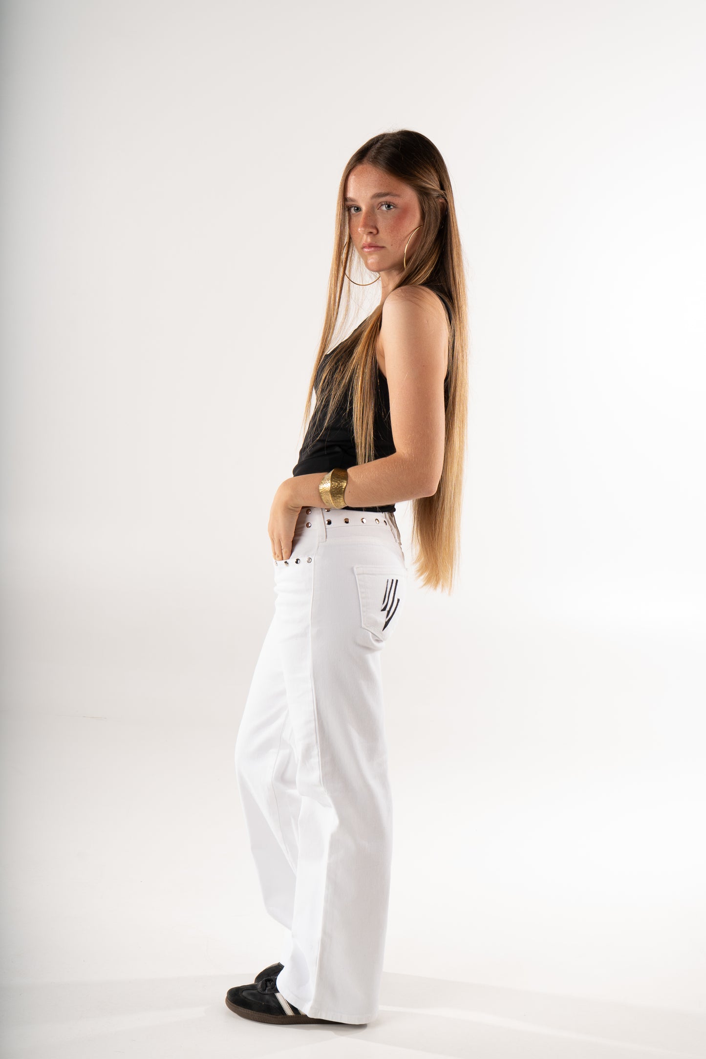 JEANS ZEBRA REBEL BLANCO