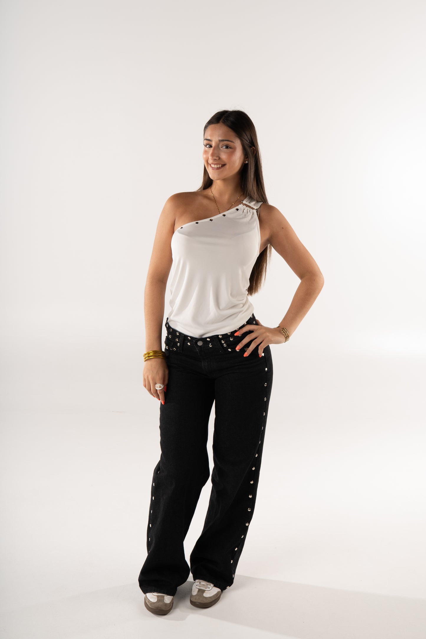 JEANS ZEBRA PUNK NEGRO