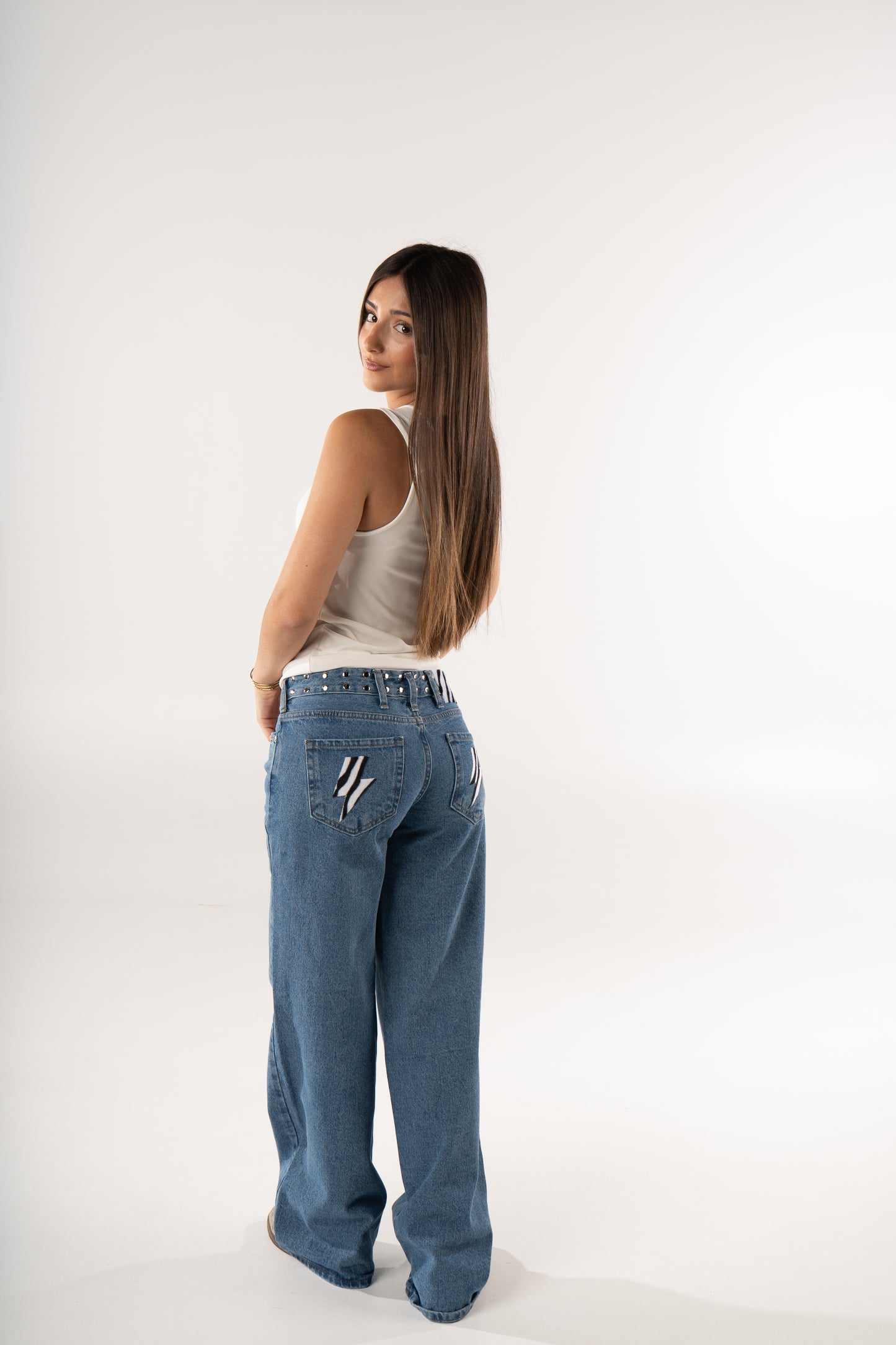 JEANS ZEBRA REBEL AZUL