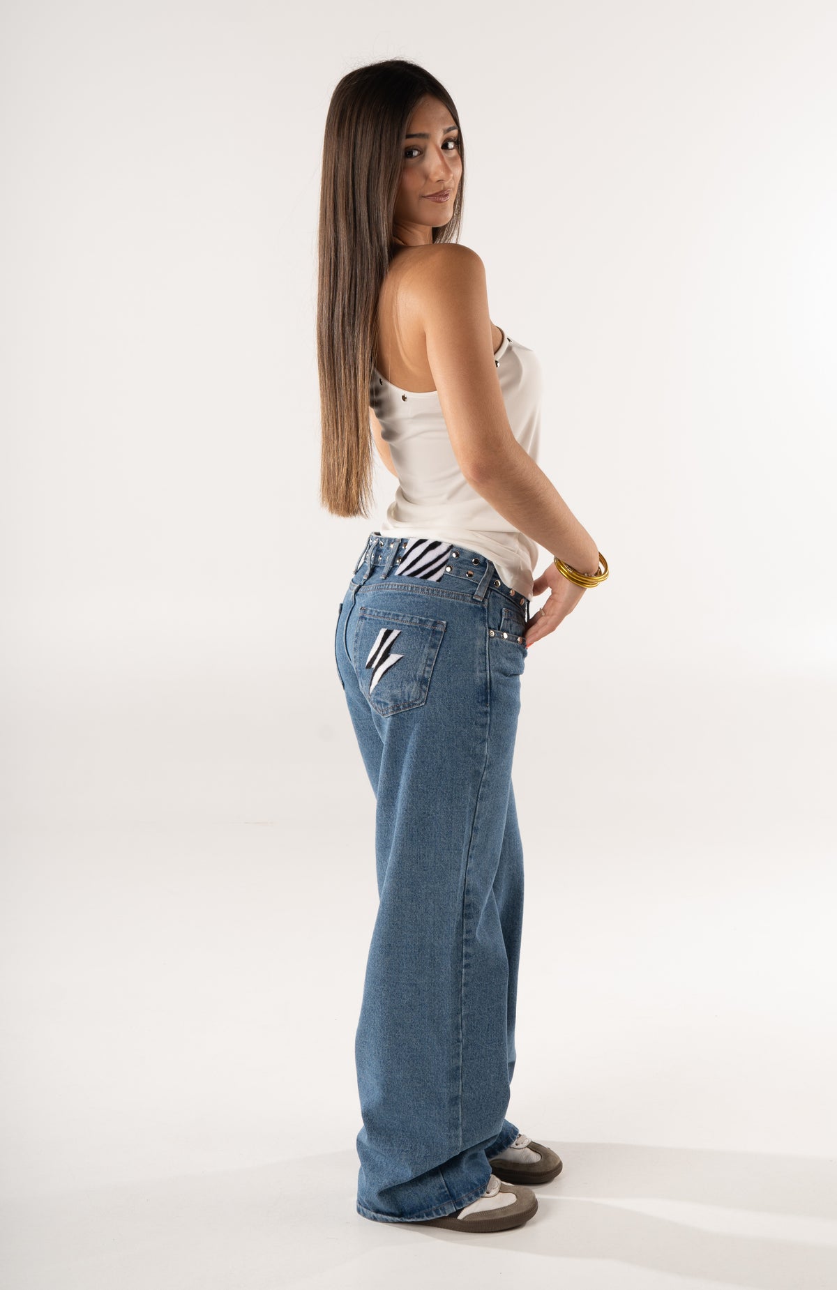 JEANS ZEBRA REBEL AZUL