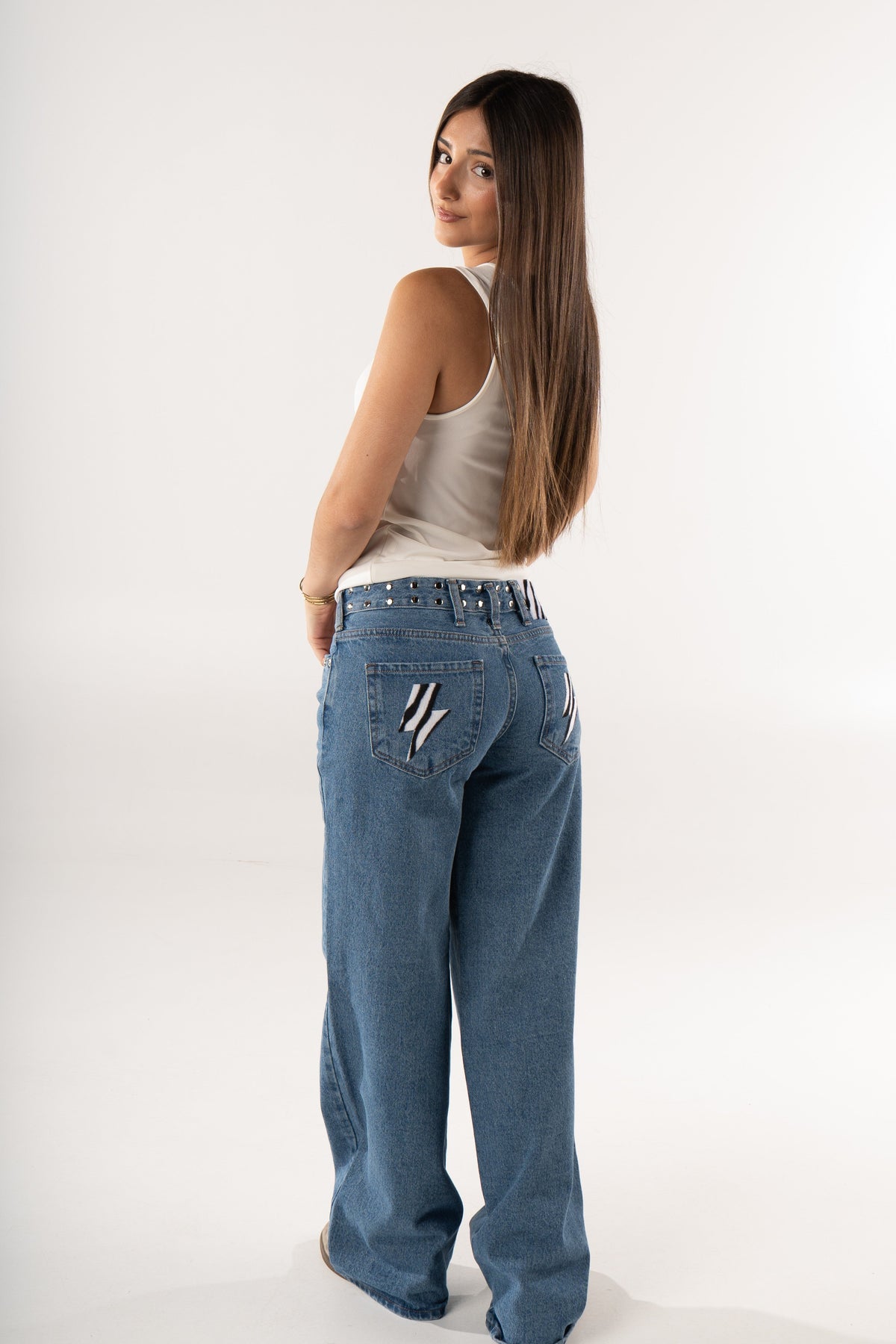 JEANS ZEBRA REBEL AZUL