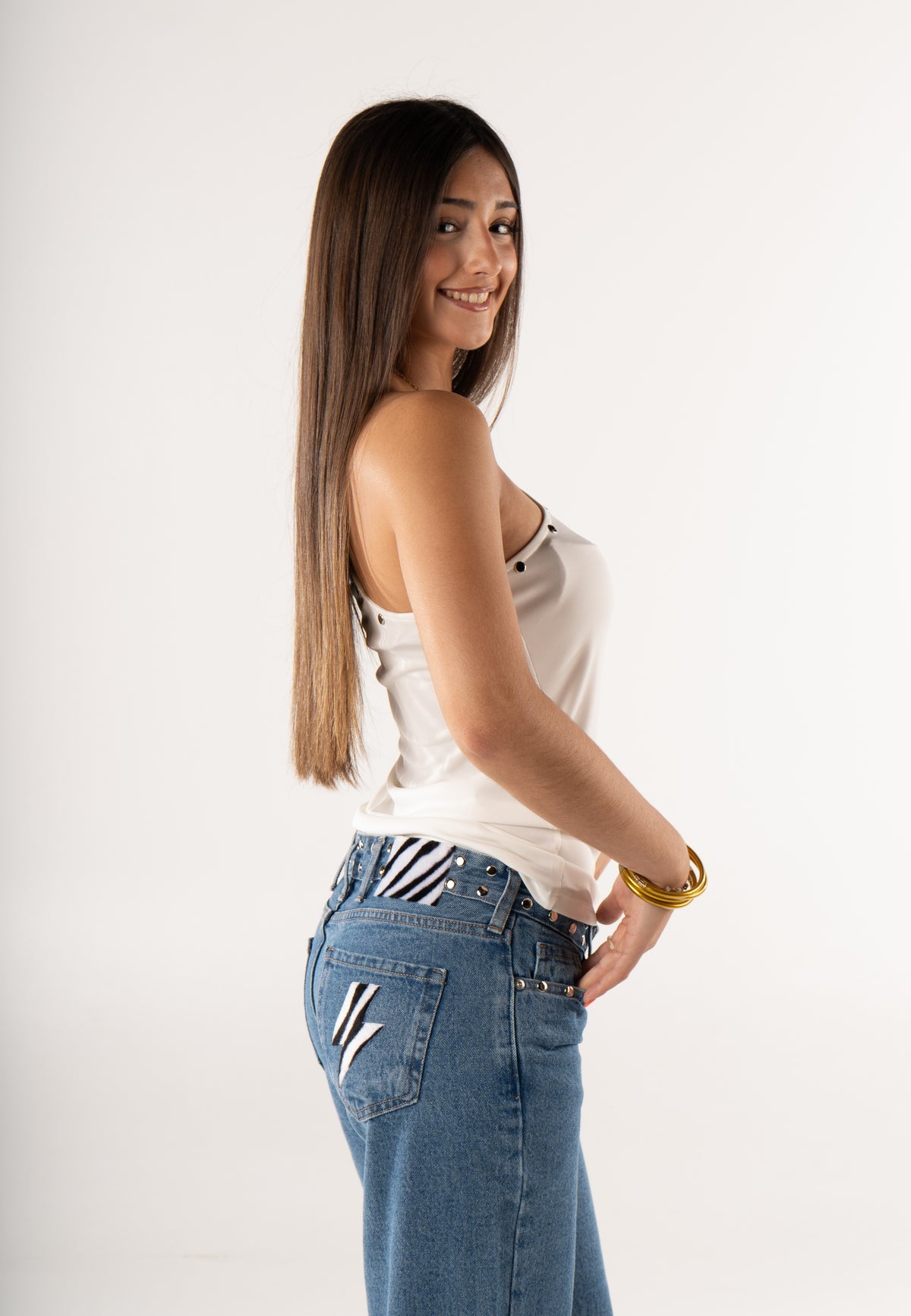 JEANS ZEBRA REBEL AZUL